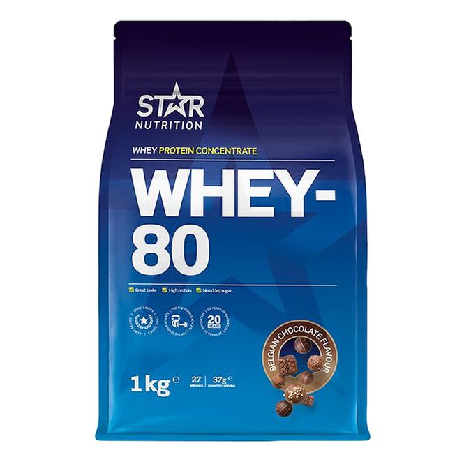 Hovedbilde Star Nutrition Whey 80 - 1000g