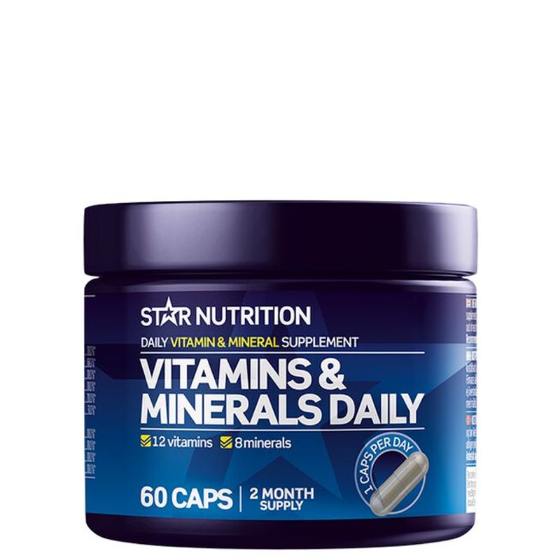Vitamins & Minerals Daily - 60 Kapsler