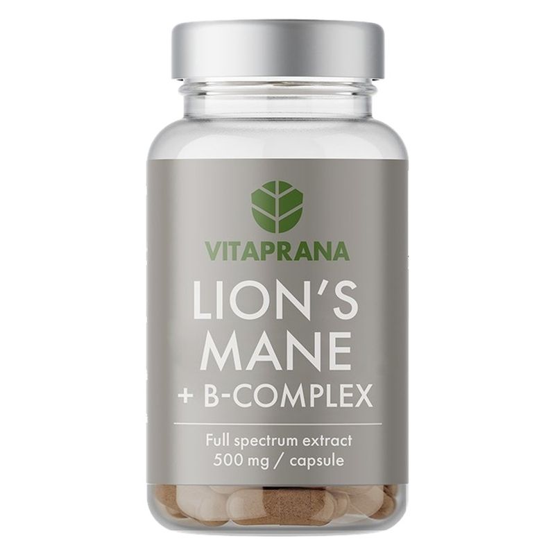 Lion's Mane + B Complex - 50 Kapsler