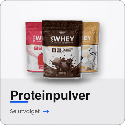 Proteinpulver – shake for muskelbygging og restitusjon etter trening